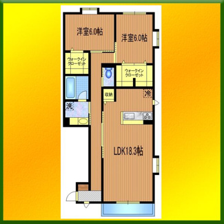 【間取り】 | イマーブル・シュシュⅡ