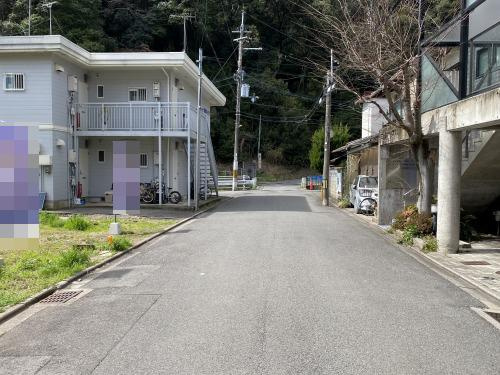 浄土寺真如町 土地の前面道路含む現地写真