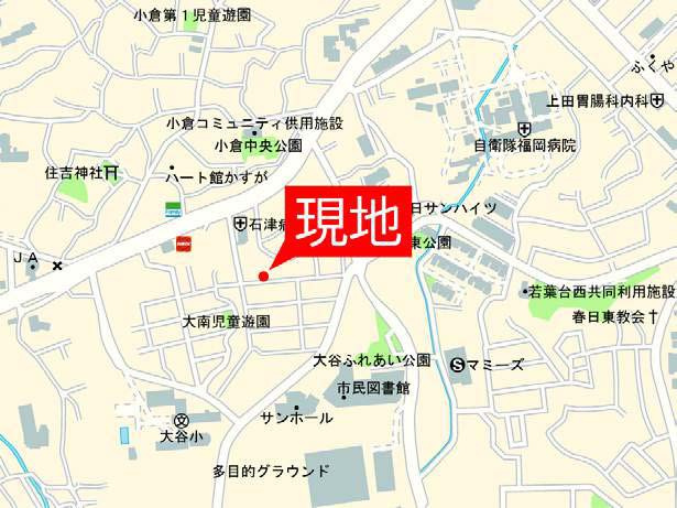 Grace　春日市大谷２期の地図