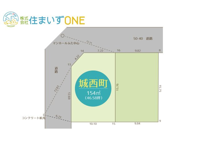 【土地図】 | 山形市城西町五丁目　土地