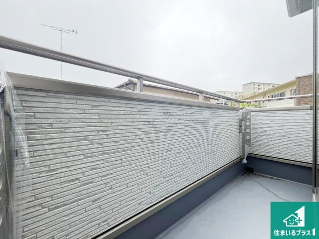 神戸市北区君影町　新築一戸建てのバルコニー|日当たりのよいバルコニー！お部屋が開放的に！