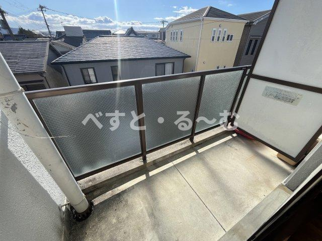 エスポワール冨田のバルコニー