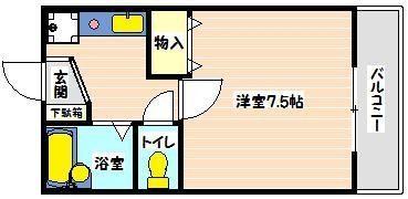 ジュネス・フォーションの間取り