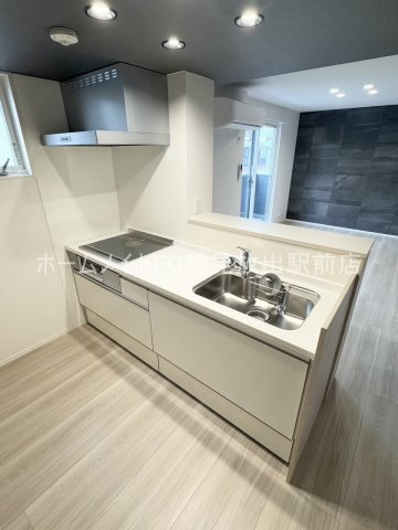 大阪市鶴見区放出東３丁目のアパートのキッチン