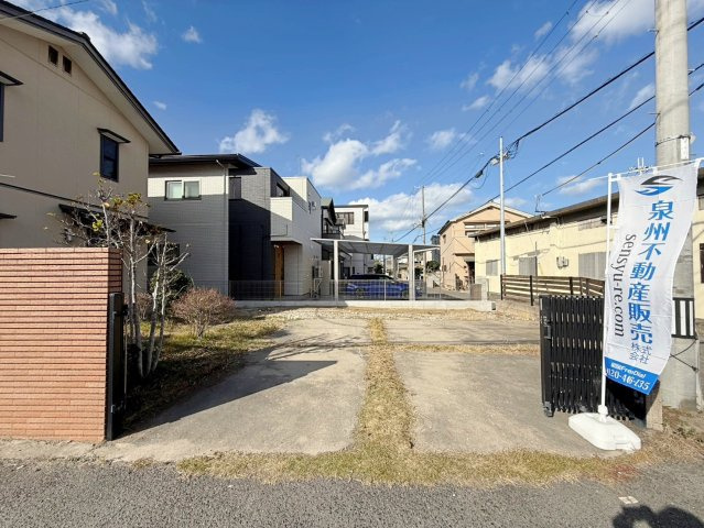 泉大津市板原町3丁目　中古戸建の駐車場|駐車は2台可能です。