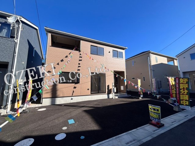 【2号棟】越谷市南荻島　新築戸建ての外観