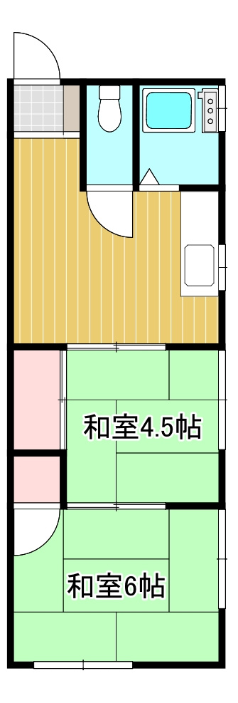 コーポ島田の間取り