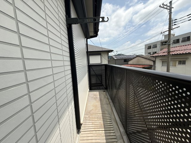 ディアス花北　A棟のバルコニー