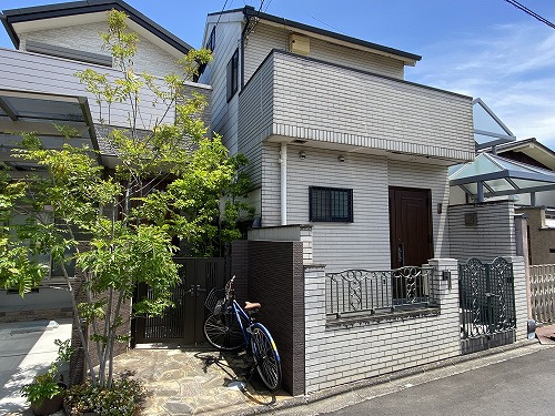 下鴨中川原町中古戸建の前面道路含む現地写真