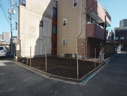 台東区根岸３丁目の売地の外観