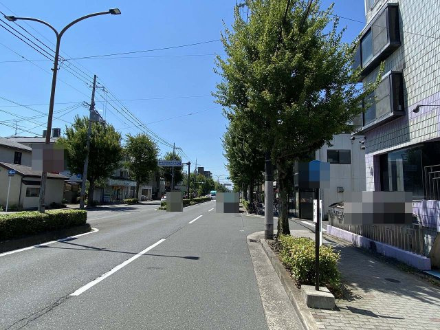 下鴨北園町土地の前面道路含む現地写真