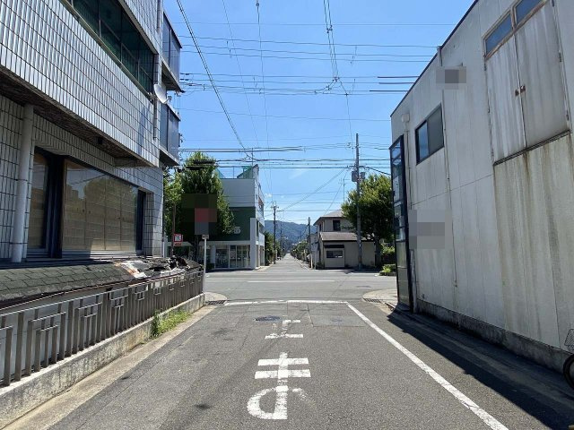 下鴨北園町土地の前面道路含む現地写真