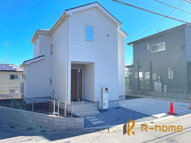 流山市名都借23-1期　新築戸建て　1号棟の外観|建物完成いたしました！実際の室内見学可能です♪