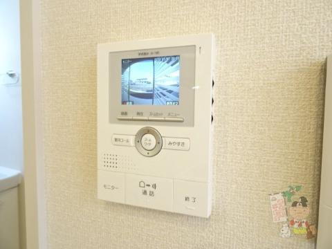 グラシューヴェルジェ　Ａのセキュリティ|カメラ付インターホン