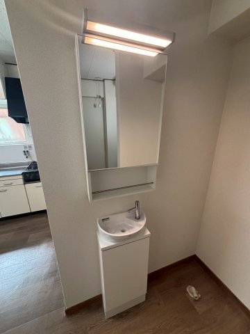 篠原南マンションの独立洗面台