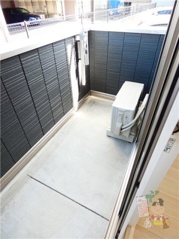 トリシア原尾島のバルコニー