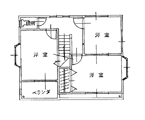 【間取り】 | 門前戸建 | 2階