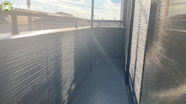 川口市石神　中古一戸建てのバルコニー
