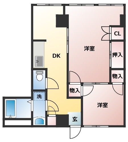 第3山下ビルの間取り
