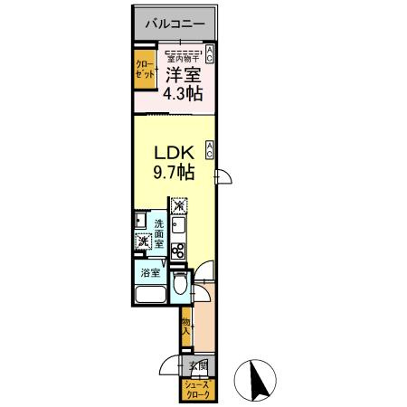 Asset-Court小金井本町Aの間取り