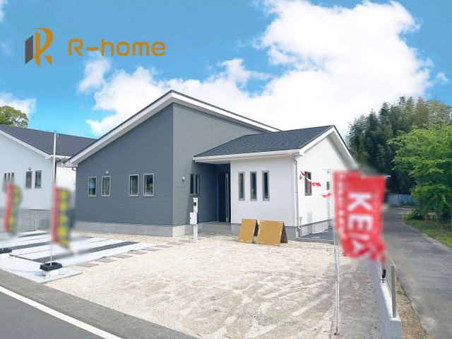 つくば市上里1期　新築戸建て　1号棟の外観|ご予約を頂ければ、『平日』はもちろん『早朝』や『夜間』もご見学可能です♪お気軽にお申し付けください♪