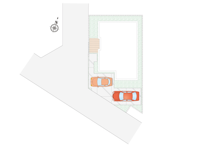 上尾市大字平塚　5区画D号棟