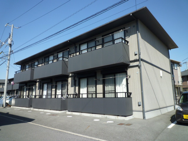 倉敷市大島のアパートの外観