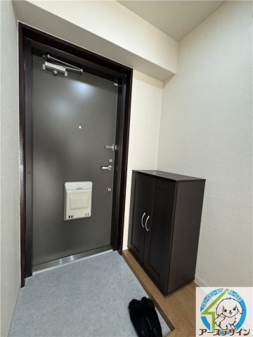 ハイツ旭が丘の玄関