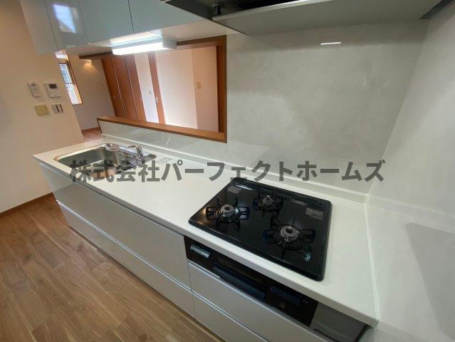 神宮寺戸建のキッチン|きれいなキッチンです