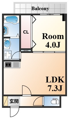 ソリティア芦屋西の間取り