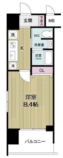 【間取り】 | グランカーサ梅田北