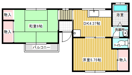 ヴィライースト(Villa East)の間取り