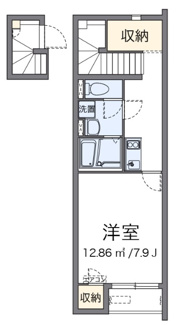【間取り】 | クレイノＭ