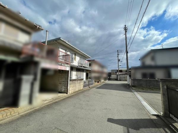 和歌山市有本　土地の前面道路含む現地写真