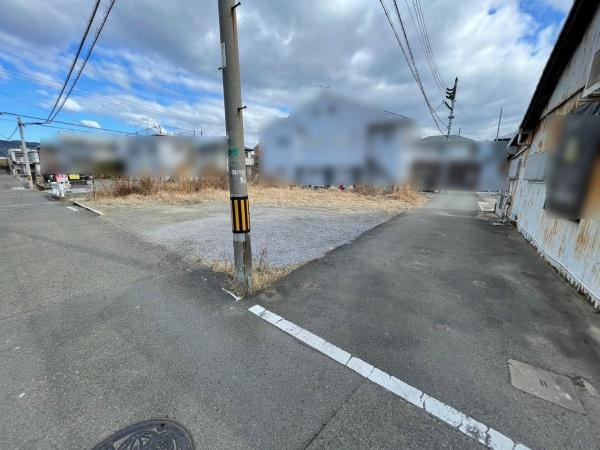 和歌山市中之島　土地の前面道路含む現地写真
