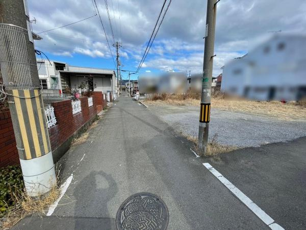 和歌山市中之島　土地の前面道路含む現地写真