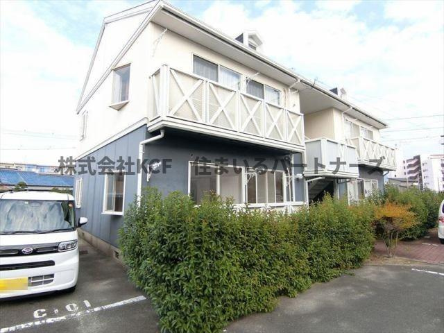 上津コーポB棟の外観|きれいな外観です