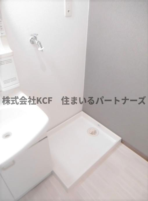 エテルナエーカーズの洗面所|広い洗面スペース