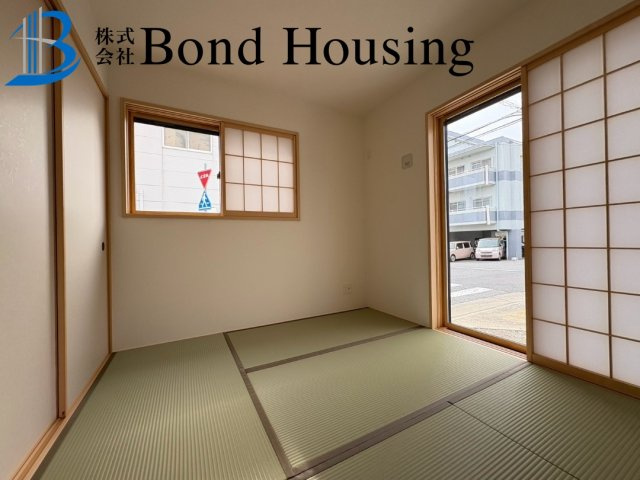南東角地　2面バルコニー　西区北別府５丁目2号棟　新築戸建の和室