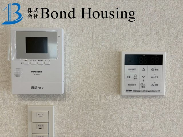 南東角地　2面バルコニー　西区北別府５丁目2号棟　新築戸建の防犯設備