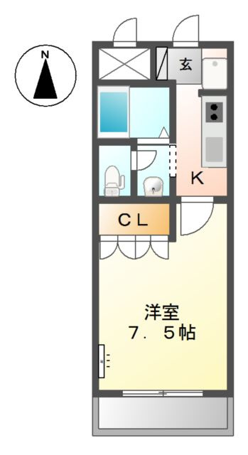 ドリームウィングＢ棟の間取り