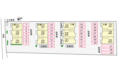 【区画図】 | アンソレイエA