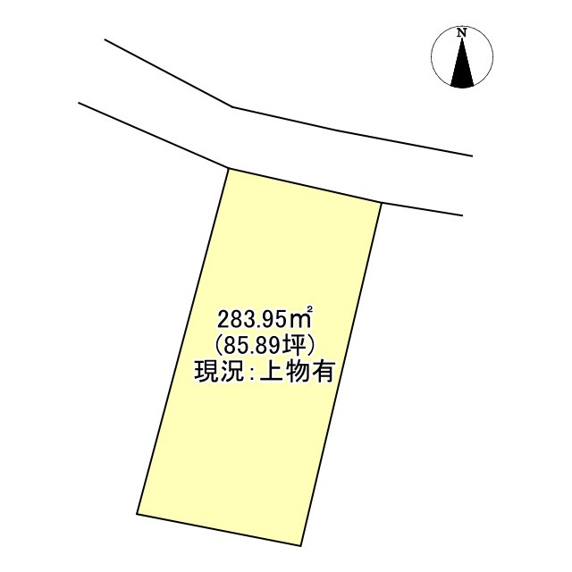 売土地の土地図