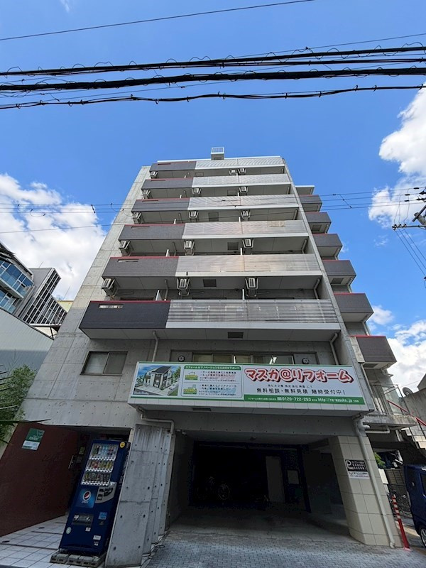 大阪市中央区安堂寺町２丁目の賃貸マンションの外観|外はこのようになっています