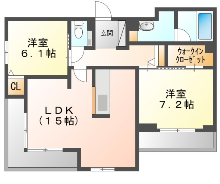 オブリージュの間取り