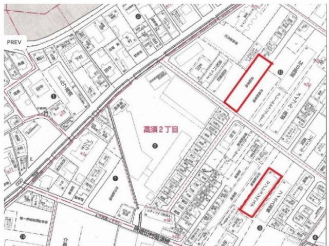 マンションベスタの区画図|エントランス写真