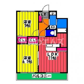 【間取り】 | スカイシャトレ空港南 | スカイシャトレ空港南の間取り