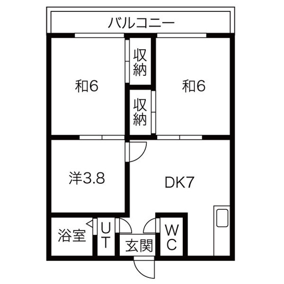 【間取り】 | 南根ハイツ