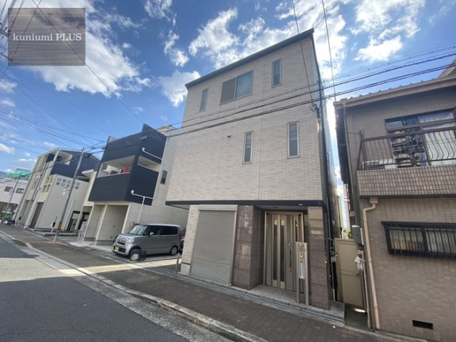 大阪市城東区関目1丁目の前面道路含む現地写真