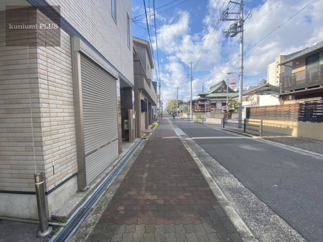 大阪市城東区関目1丁目の前面道路含む現地写真
